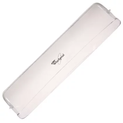 Półki na drzwi różni producenci Pokrywa górnego balkonika drzwiowego do lodówki Whirlpool / Indesit / Ariston / Hotpoint 481241820167 C00329896 C00525079