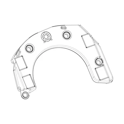 Przeciwwaga prawa do pralki Electrolux / AEG 9,8 kg 1085130001