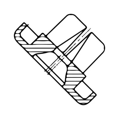 Nakładka uchwytu parownika do lodówki Electrolux / AEG 2062971003