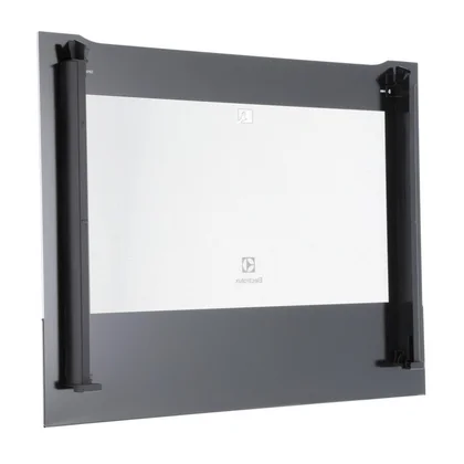 Zewnętrzna szyba z ramą drzwi piekarnika Electrolux / AEG 59,2 x 47 cm czarna 140037379132