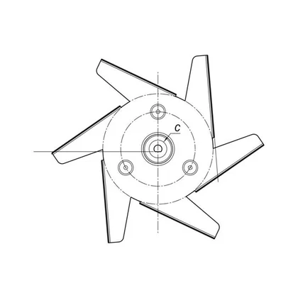 Wiązka kablowa sprężarki do suszarki Electrolux / AEG 280 mm