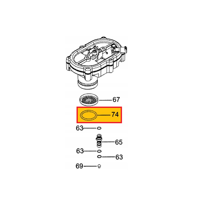 Uszczelka zaparzacza do ekspresu DeLonghi 5332149100