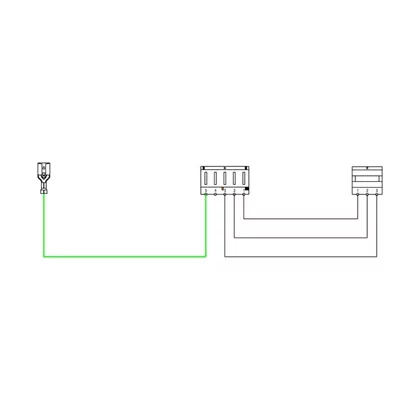 Wiązka kablowa silnika do elektroniki głównej suszarki Electrolux / AEG J2 960+930 mm