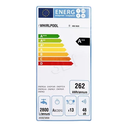 Zmywarka do zabudowy Whirlpool ADG 5520 60 cm