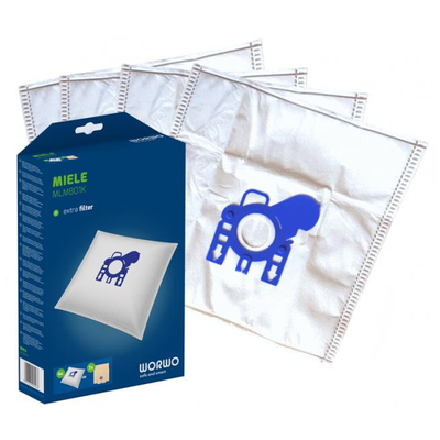 S8310 SELECT PARQUET Worki Perfect do odkurzacza MIELE + filtr wylotowy 4szt. (MLMB01K)