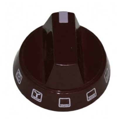 Pokrętło funkcji do piekarnika i kuchenki Amica 8 funkcji brązowe 8034285