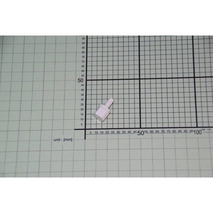 Pokrętło zegara Amica białe 07-0869-020 L 11 mm (8015946)