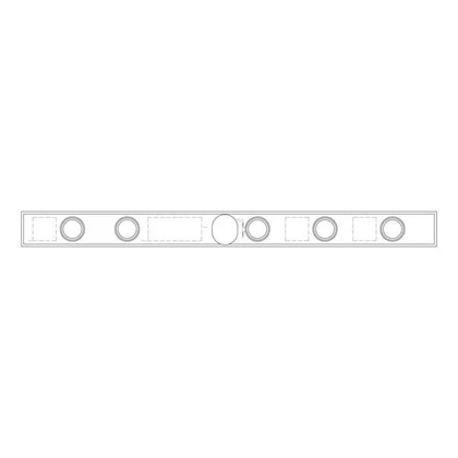 Uszczelnienie panelu obsługi lodówki Electrolux / AEG 4 przyciski Fridge