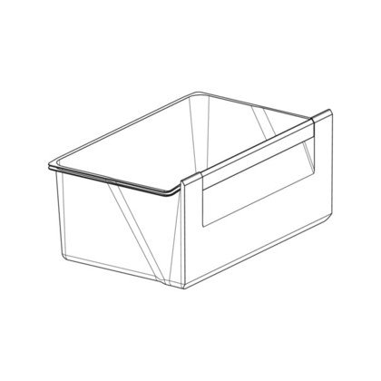 VEGETABLE BOX,COMPLETE,296, 45