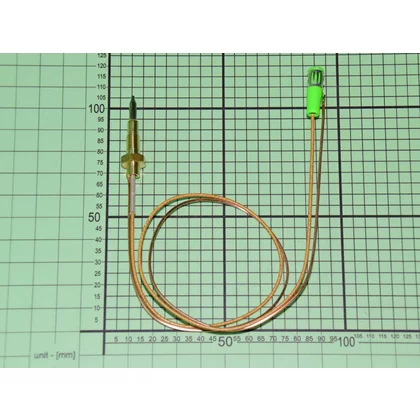 Termopara COAX do kuchenki gazowej Amica 450 mm zielona 1039791