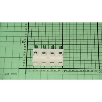 Wtyk 4-polowy do płyty Amica biały (8014419)