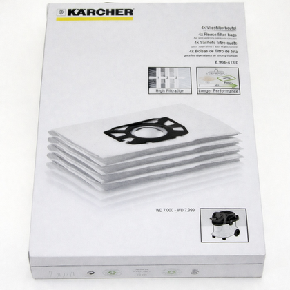 Worki 4szt. do odkurzacza Karcher