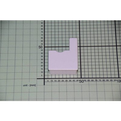 Narożnik prowadnicy lewy biały (1034022)