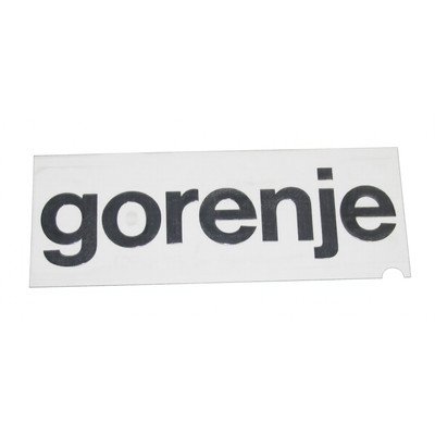 HZS3369AF Naklejka z logo do lodówki Gorenje 385088