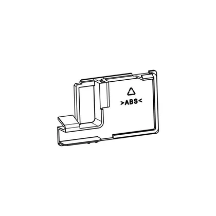 Pokrywa tylna lewa biała Electrolux / AEG left67x40SX