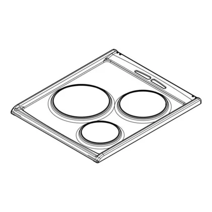 Pokrywa płyty kuchennej Electrolux / AEG biała 3422233142