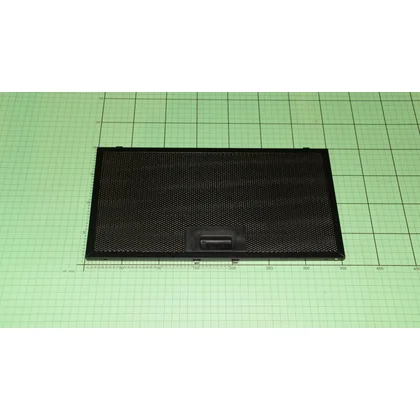 Filtry do okapów Amica Filtr aluminiowy przeciwtłuszczowy do okapu Amica czarny 350 x 188 x 9 mm 1211726