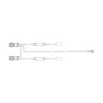 Kontrolka podwójna do piekarnika i płyty grzejnej Electrolux / AEG biała L=410/1130mm