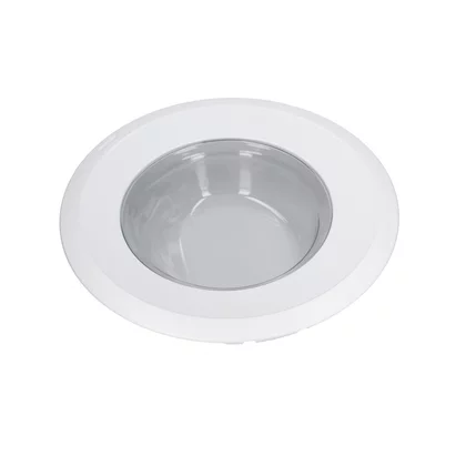 Drzwi kompletne z zawiasem do pralki Hisense / Gorenje białe 579799
