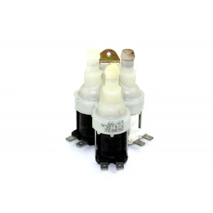 Elementy elektryczne do pralek r Elektrozawór potrójny do pralki Ariston / Indesit / Hotpoint / Whirlpool 1 wejście, 3 wyjścia C00057461 482000075012