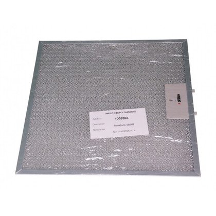 Filtr aluminiowy tłuszczowy do okapu Amica 320 x 300 x 9 mm 1006966