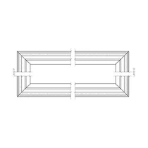 Uszczelka magnetyczna drzwi do lodówki Electrolux / AEG 517 x 1091 mm 7801