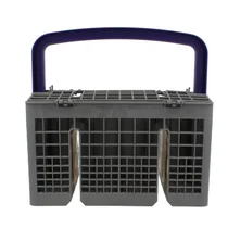 Kosz na sztućce do zmywarki Beko / Grundig / Arçelik 1781500600 C00909319 szary z fioletowym uchwytem oryginał