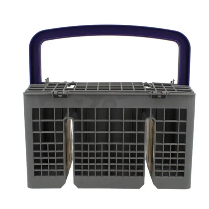 Kosz na sztućce do zmywarki Beko / Grundig / Arçelik 1781500600 C00909319 szary z fioletowym uchwytem oryginał