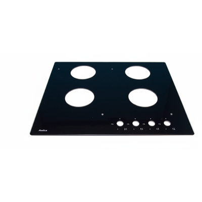 Płyta robocza - szyba czarna l.Amica 4.0 (1038466)
