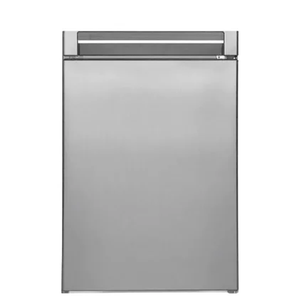 Drzwi zamrażarki do lodówki Whirlpool / Indesit / Ariston / Hotpoint inox 481010788591 C00380756