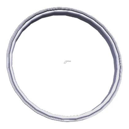 Uszczelka korpusu palnika dużego do płyty gazowej Electrolux / AEG 8071500030