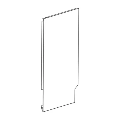 Prawy boczny panel do zmywarki Electrolux / AEG biały 519 x 808 mm