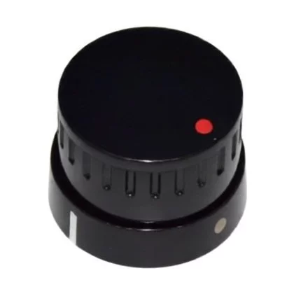 Pokrętło gazowe do kuchni Amica czarne scandium 15 EGH COP 8853 9067852