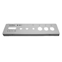 Elementy obudowy Panel przedni biały z logo do kuchni wolnostojącej Amica 9014657