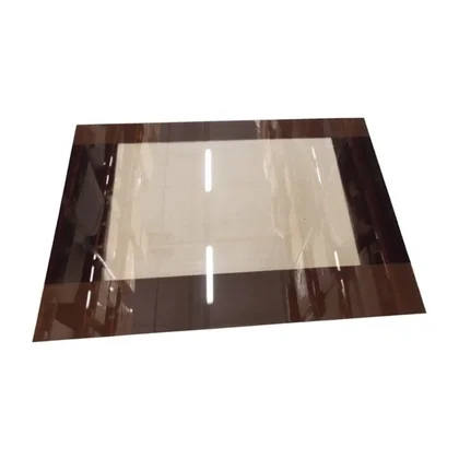 Podzespół szyby zewnętrznej drzwi piekarnika Amica 42,4 cm brąz pasy 424,b/o,EHK HART 9026747