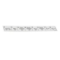 Naklejka z programami do zmywarki Electrolux / AEG 1173709112