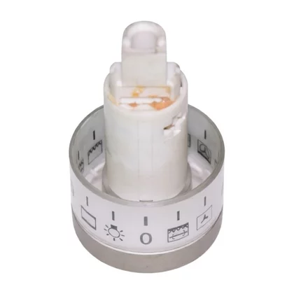 Część wewnętrzna pokrętła chowanego Inox do kuchenki Amica 8033925
