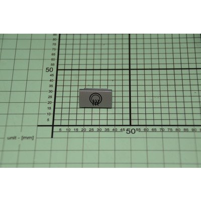 1045725 Przycisk srebrny AMICA