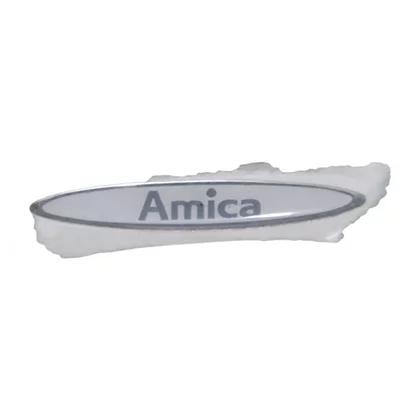Elementy obudowy Nalepka z tworzywa z logo Amica do płyt i kuchni 8008380