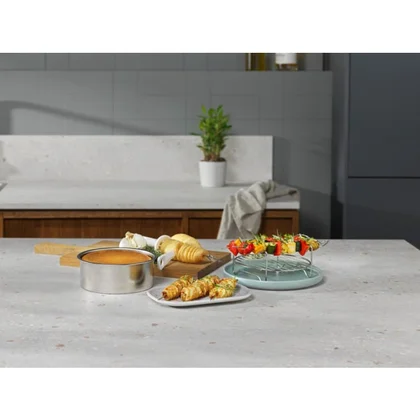 Zestaw akcesoriów do frytkownicy beztłuszczowej Electrolux / AEG 6 elementów 16,5 cm
