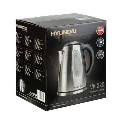 Czajnik elektryczny Hyundai VK 226 inox 1,8 l 2000 W stal szlachetna