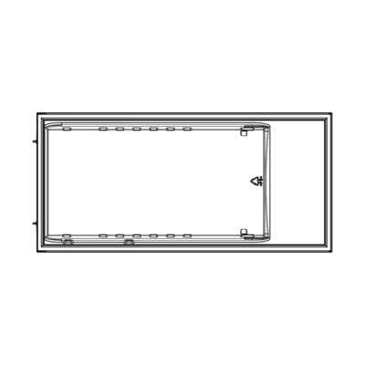 Drzwi lodówki, biale - 538x1139mm Electrolux (140011538018)