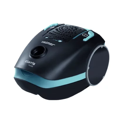 Kompletne kółko tylne do odkurzacza Zelmer / Bosch niebieski pastel 11000716