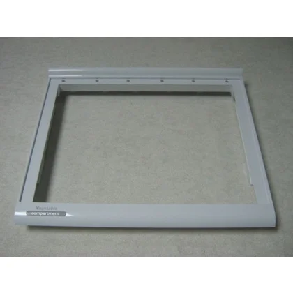 Półki na drzwi różni producenci Ramka półki szklanej do lodówki Whirlpool / Indesit / Ariston / Hotpoint 40,5 x 34 cm 481245088457