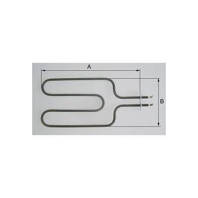 Grzałka - kuchnia Wrozamet 230V,2000W (01.431)