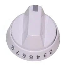 Pokrętło sterujące białe do piekarnika lub kuchni Amica G454.00/09.8372.00-2 180 8042044