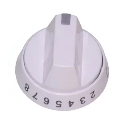 Pokrętło sterujące białe do piekarnika lub kuchni Amica G454.00/09.8372.00-2 180 8042044