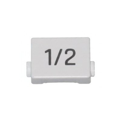 DFM 658 Przycisk 1/2 wsadu do zmywarki Amica biały 1047983