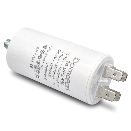 Elementy elektryczne do pralek r Kondensator rozruchowy do pralki i pralko-suszarki Ariston / Indesit / Hotpoint / Whirlpool 14 µF 500 V C00019740 482000026007