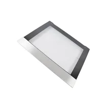 Zewnętrzna szyba z ramą do drzwi piekarnika Electrolux / AEG inox 5611824326